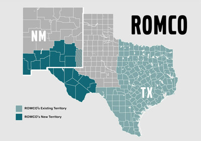 ROMCO's Existing And New Territory