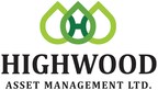 HIGHWOOD ASSET MANAGEMENT LTD. ANNOUNCES CLOSING OF SUBSCRIPTION RECEIPT FINANCING