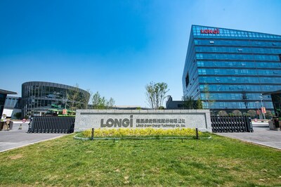 HQ Building of LONGi in Xi'an, China.