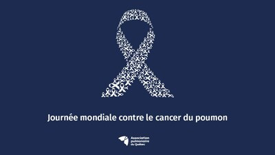 Logo de Journe mondiale contre le cancer du poumon (Groupe CNW/Association pulmonaire du Qubec)