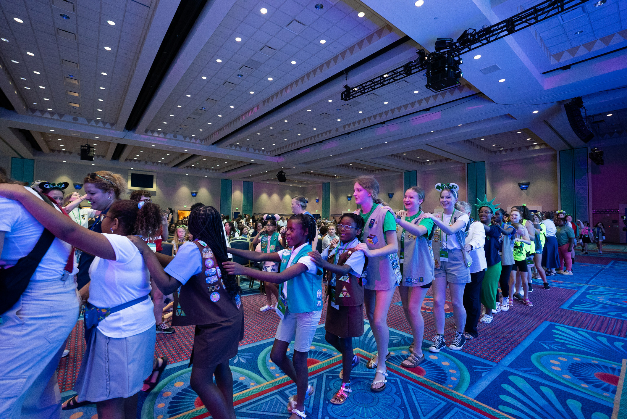 Girl Scouts of the USA (GSUSA), the largest girl-led organization in the world, held its 56th triennial National Girl Scout Convention at Walt Disney World Resort® in Lake Buena Vista, Florida. Phenom By Girl Scouts took place over the course of three days, July 20–22, 2023. Phenom attendees engaged with Girl Scouts, troop leaders, caregivers, volunteers, and some of the most influential women in the world to support the enrichment of Girl Scouts’ journeys.