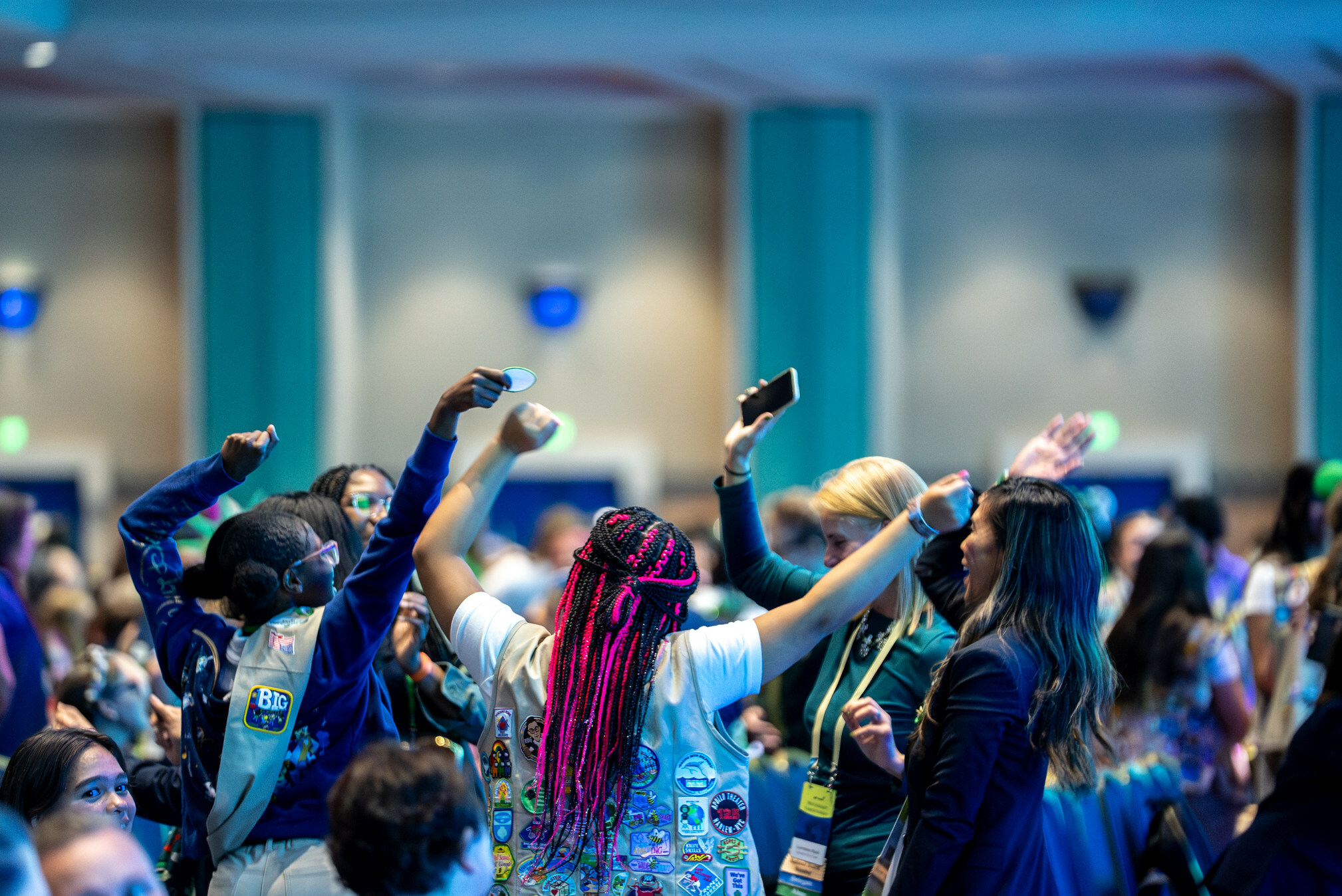 Girl Scouts of the USA (GSUSA), the largest girl-led organization in the world, held its 56th triennial National Girl Scout Convention at Walt Disney World Resort® in Lake Buena Vista, Florida. Phenom By Girl Scouts took place over the course of three days, July 20–22, 2023. Phenom attendees engaged with Girl Scouts, troop leaders, caregivers, volunteers, and some of the most influential women in the world to support the enrichment of Girl Scouts’ journeys.