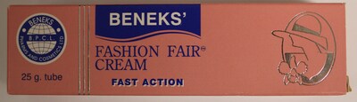 Beneks’ Fashion Fair Cream (Skin treatment) (CNW Group/Health Canada)