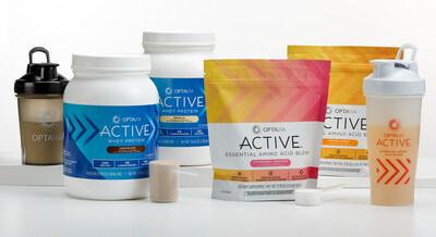 OPTAVIA ACTIVE launches with premium line of exercise supplements and protein powders designed to help new and existing Customers of all fitness levels optimize their motion habits
