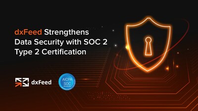 dxFeed Strengthens Data Security and Dedicated Trust Center with SOC 2 Type 2 Certification