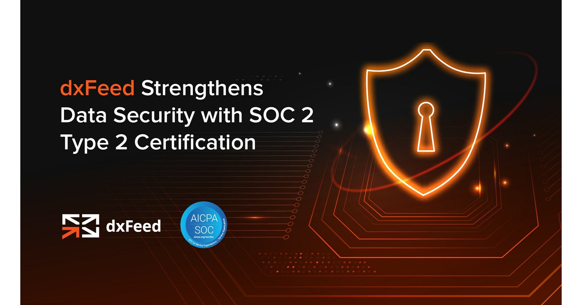 dxFeed Strengthens Data Security and Dedicated Trust Center with SOC 2 Type 2 Certification