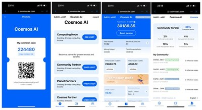 Experience the Power of Smart Computing with CosmosAI DApp: Revolutionizing the Future of AI and Computing (PRNewsfoto/CosmosAI)