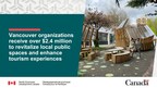 Vancouver organizations receive over $2.4 million to revitalize local public spaces and enhance tourism experiences