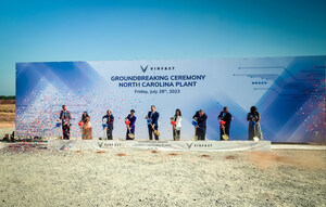 VINFAST BREAKS GROUND AT NORTH CAROLINA ELECTRIC VEHICLE FACILITY