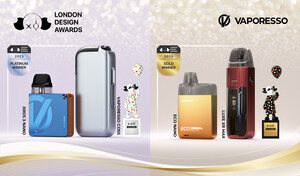 VAPORESSO Wins Big at London Design Awards 2023 with Four Innovative Vaping Products