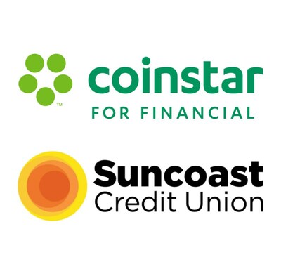 SUNCOAST CREDIT UNION PARTNERS WITH COINSTAR FOR FINANCIAL