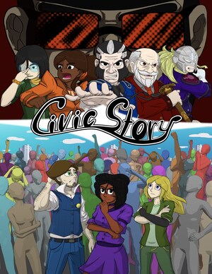 READY FOR A POLITICAL SATIRE VIDEO GAME? CIVIC STORY LAUNCHES ON STEAM AND ITCH.IO.