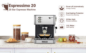 Be Your Own Barista with INALSA Coffee Maker Espressimo 20