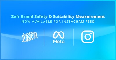 Medição de adequação de segurança Zefr + Meta para feed do Instagram