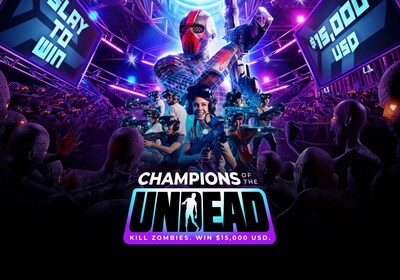 Champions of the Undead. Mate zombies y gane 15,000 dólares. (PRNewsfoto/Zero Latency VR)