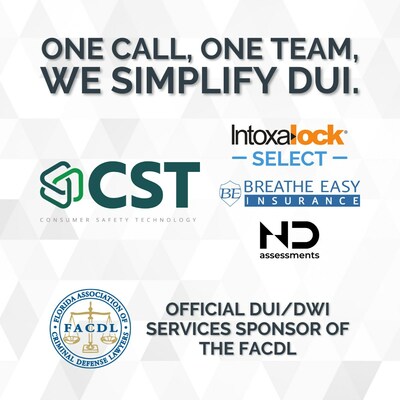 Consumer Safety Technology Partners with the Florida Association of Criminal Defense Lawyers providing continuing education content and access to leading DUI/DWI solutions