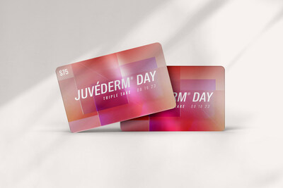 On JUVÉDERM® Day, Allē Members who purchase a $75 JUVÉDERM® gift card will receive another for free, while supplies last. Terms and conditions apply.