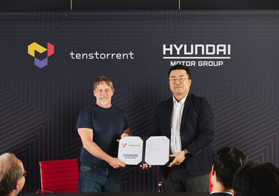Tenstorrent CEO Jim Keller and Hyundai Motor Group Executive Vice President Dr. Heung-soo Kim
