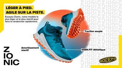 KEEN Zionic - Collection randonne Fast & Light (Groupe CNW/KEEN Canada)