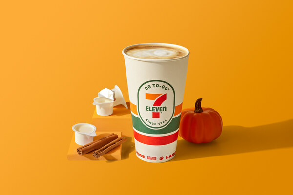 7-Eleven gives customers the first taste of fall with the return of limited-time pumpkin coffee flavors at participating 7-Eleven, Speedway and Stripes stores