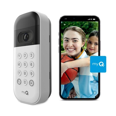A smart home upgrade to the old garage keypad mounted outside the garage door, the Smart Garage Video Keypad is easy to install and lets you SEE and CONTROL who opens your home’s busiest entryway.