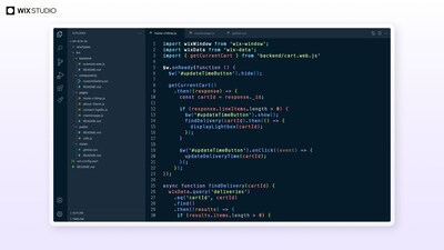 Use Wix online VS Code-based IDE to add frontend and backend code to a website and seamlessly integrate with Wix-made or third-party APIs.