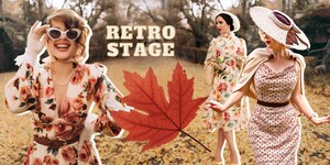 Retro Stage Highlights the '30s and '40s Styles in 20th-Century Fashion Collections