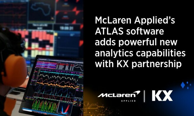 McLaren Applied's ATLAS software adds powerful new analytics capabilities with KX partnership - Vimarsana News