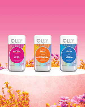 La dernière gamme de suppléments d'OLLY Canada répond aux besoins non comblés en matière de santé sexuelle féminine