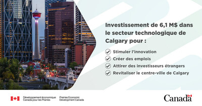 Le dput Chahal annonce un investissement fdral visant  stimuler l'innovation et  faire crotre les petites et moyennes entreprises de technologie de Calgary (Groupe CNW/Dveloppement conomique Canada pour les Prairies)