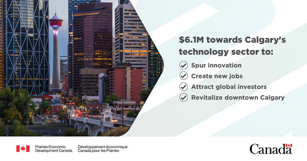 MP Chahal announces federal investments to advance innovation and grow Calgary’s small- and medium-sized technology firms (CNW Group/Prairies Economic Development Canada)