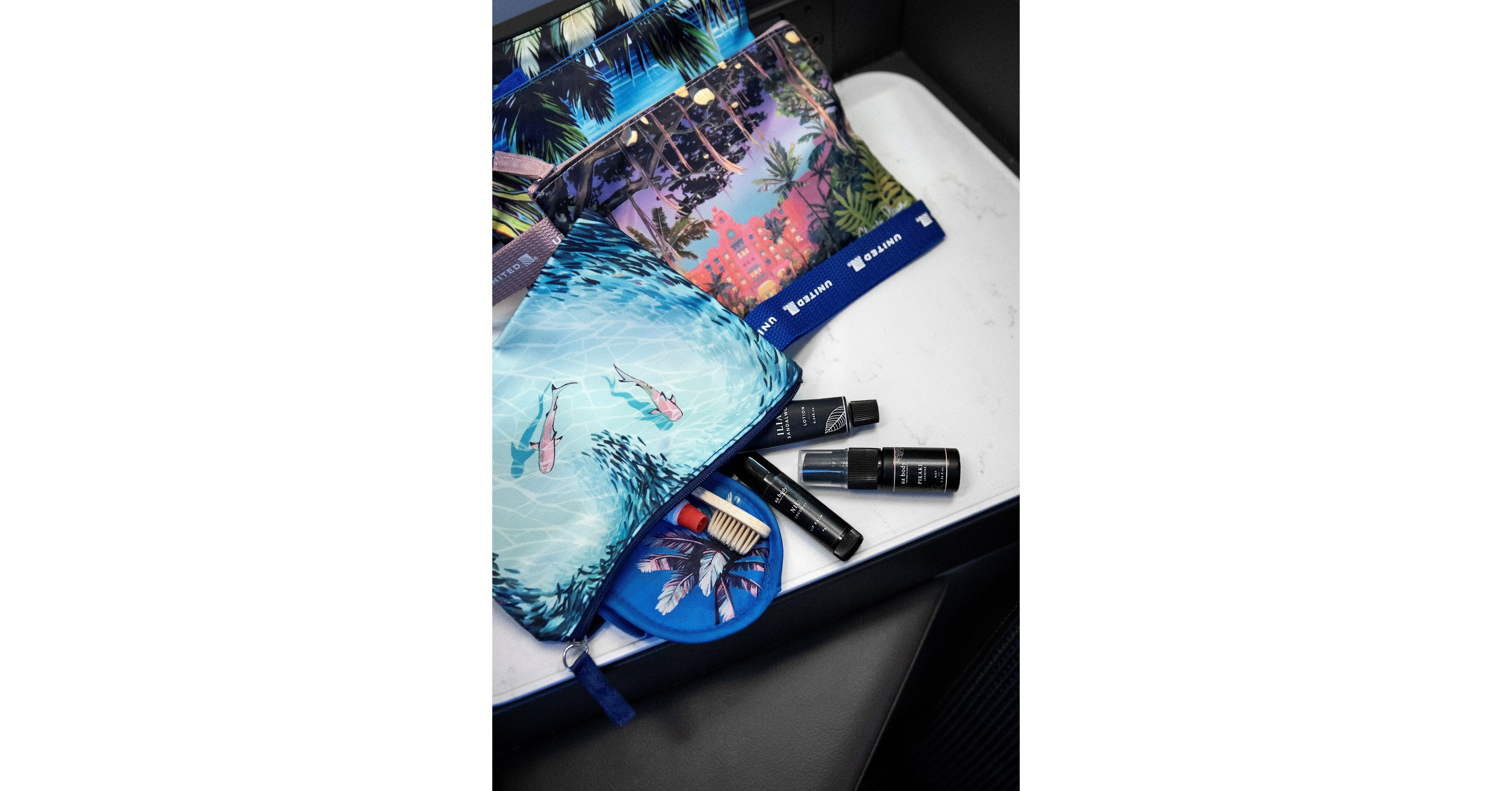 United’s New Transcontinental Amenity Kit Features Skincare Products from Venus Williams-Backed Brand