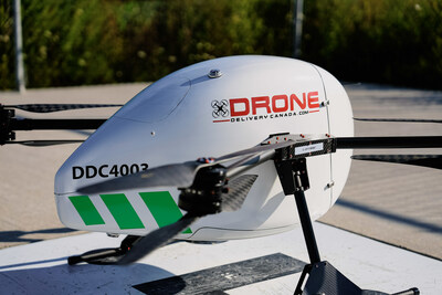 DDC COMPLETES FIRST CANARY DRONE FLIGHTS IN A COMMERCIAL SETTING (CNW Group/Drone Delivery Canada Corp.)
