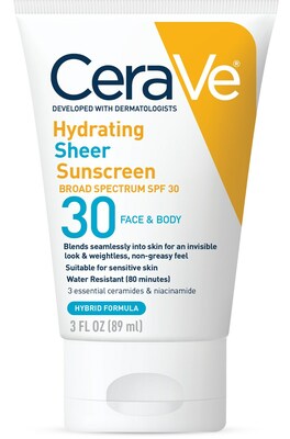 CeraVe Hydrating Sheer Sunscreen