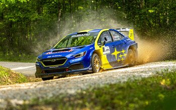 Two new WRX rally cars will compete in the 2024 American Rally Association Championship, driven by Travis Pastrana and Brandon Semenuk.