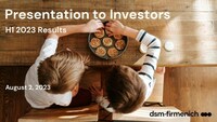 Presentation to Investors dsm-firmenich H1 2023