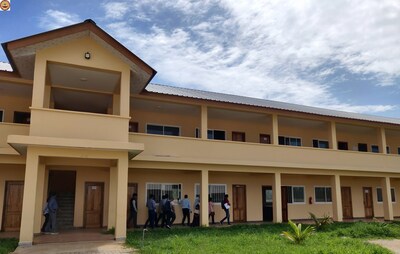 A view of the Academic Block of IIT Madras Zanzibar Campus