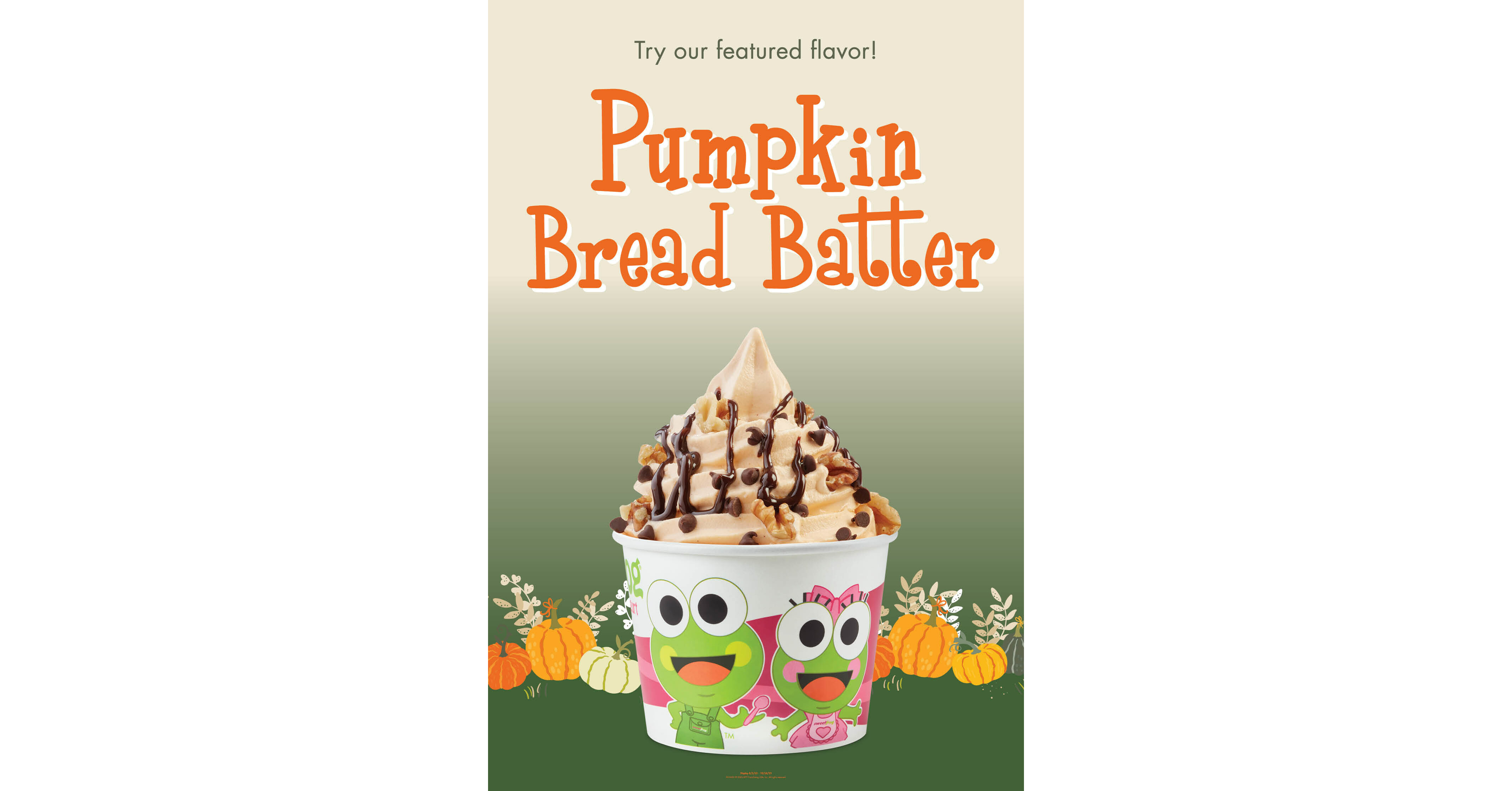 sweetFrog Whips Up a Decadent Fall Flavor with the New Pumpkin Bread