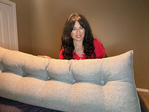 Inventive Sleep® Backrest Wedge Pillow from Sleep Innovator Tracy Miller Delivers on Form and Function