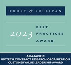 Avance Clinical Earns Frost &amp; Sullivan's 2023 Best Practices Customer Value Leadership Award for Delivering High-quality Clinical Trials Based on Globally Accepted Data