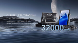 Oukitel Introduces the World's First 32000mAh 5G Rugged Tablet: RT7 Titan