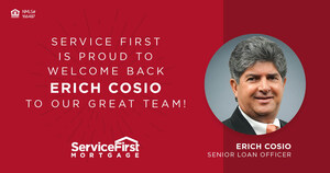 Service First Mortgage Welcomes Back Erich Cosio to the Fort Worth Team