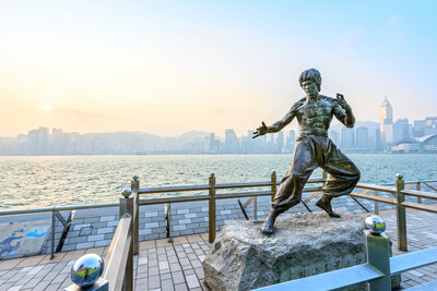 Bruce Lee statue at Avenue of Stars in Hong Kong. (CNW Group/Hong Kong Tourism Board)