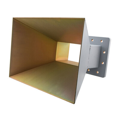 Fairview's new low-frequency waveguide standard gain horns support frequencies as low as 320 MHz.