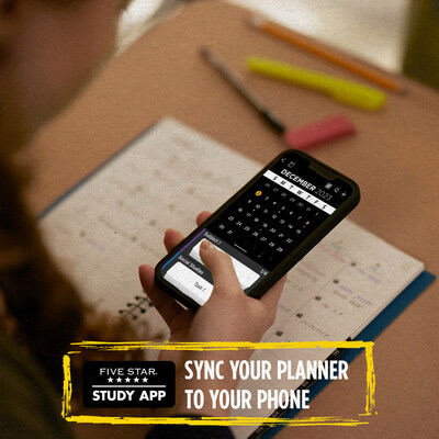 Studying Just Got Easier: Five Star® Study App Now Compatible with Select Academic Planners, Storage & Organization Items and College-Ruled Notetaking Products. Scan and organize handwritten notes, make flashcards from handouts and sync your planner to your phone. To learn more about the app, visit FiveStarBuiltStrong.com/notetaking-study-app.