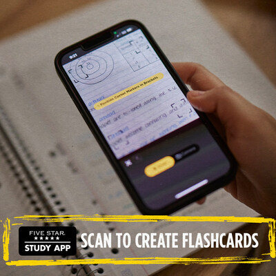 Studying Just Got Easier: Five Star® Study App Now Compatible with Select Academic Planners, Storage & Organization Items and College-Ruled Notetaking Products. Scan and organize handwritten notes, make flashcards from handouts and sync your planner to your phone. To learn more about the app, visit FiveStarBuiltStrong.com/notetaking-study-app.