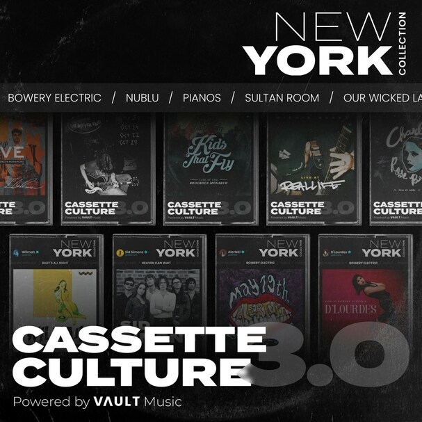 Vault Music Launches "Cassette Culture 3.0" With 50 Exclusive Live Albums From New York City's Top Independent Musicians - Vimarsana News