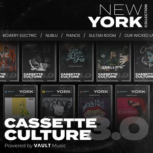 Vault Music Launches "Cassette Culture 3.0" With 50 Exclusive Live Albums From New York City's Top Independent Musicians