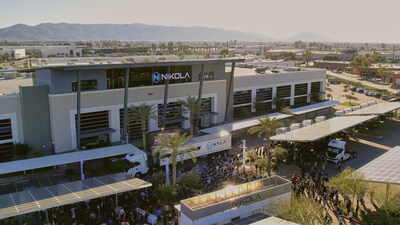 Nikola Corporation headquarters in Phoenix, Arizona.