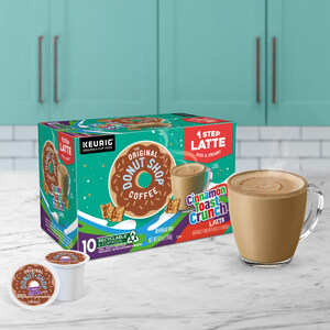 The Original Donut Shop® and Cinnamon Toast Crunch™ Unveil the Latest One Step Latte Innovation Designed to Take You on a Tasty <em>Coffee</em> Adventure